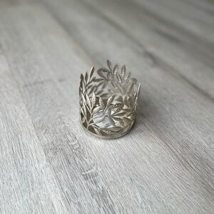 Bath & Body Works Silver Leaf Candle Holder